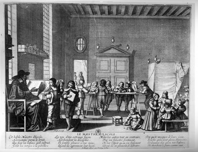 The School Master by Abraham Bosse